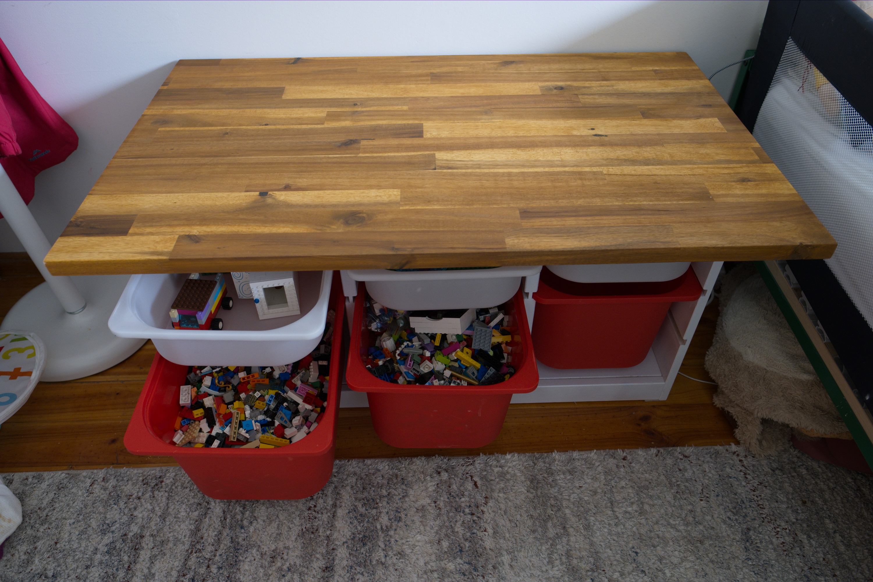 Desk Drawers with Lego