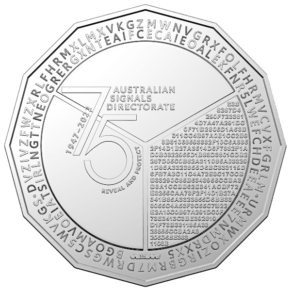 ASD 50c Coin - Front